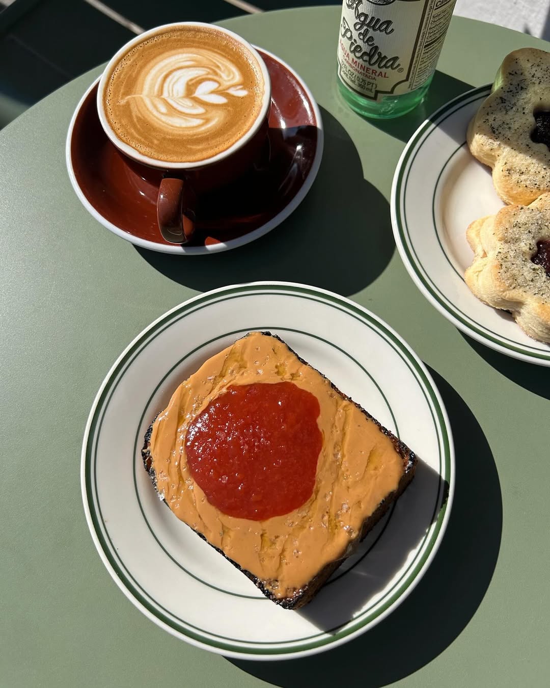 Canyon Coffee almond toast