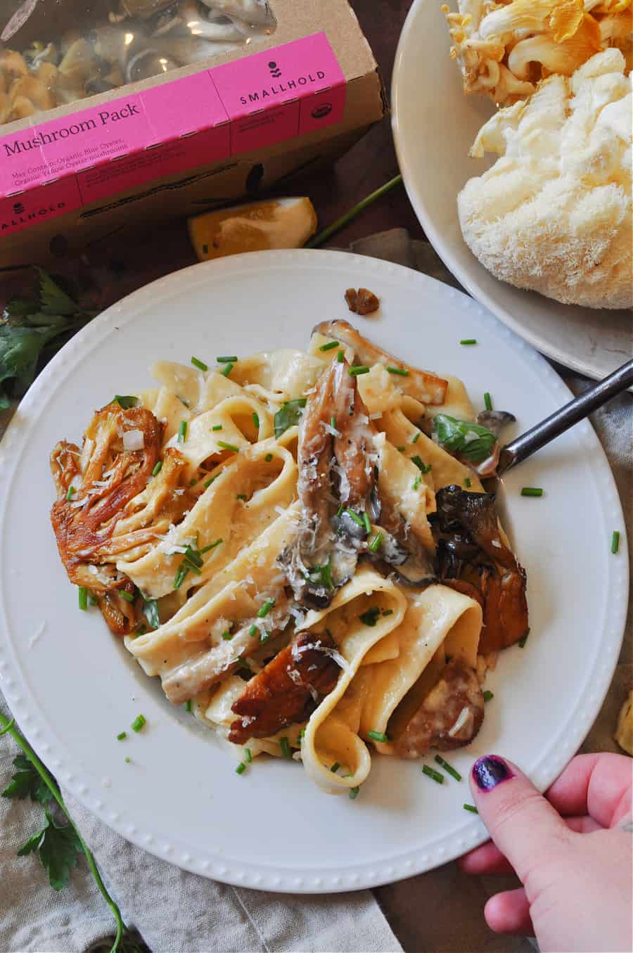 The Essential Vegan Creamy Mushroom Pasta