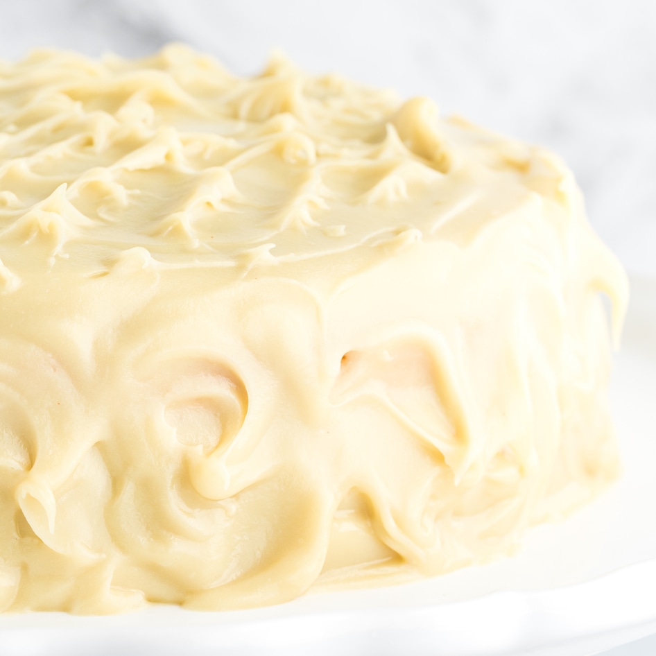 Vegan Sweet Potato Cake With Thick Coconut Frosting