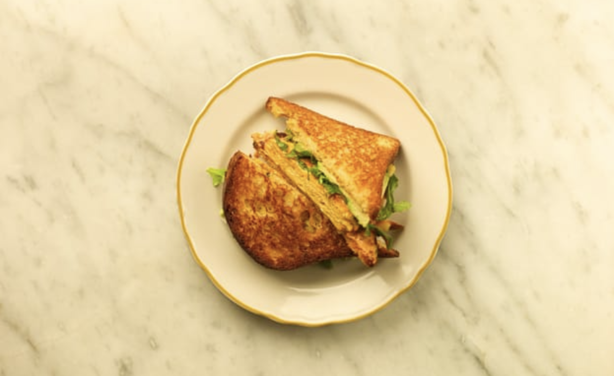 Kitchen Mouse breakfast sandwich